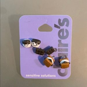 S’mores earrings